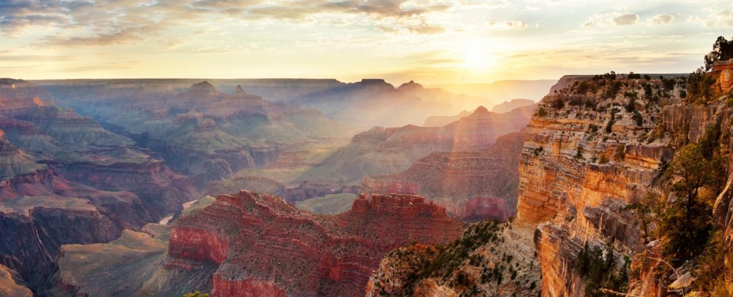 Grand canyon at sunrise